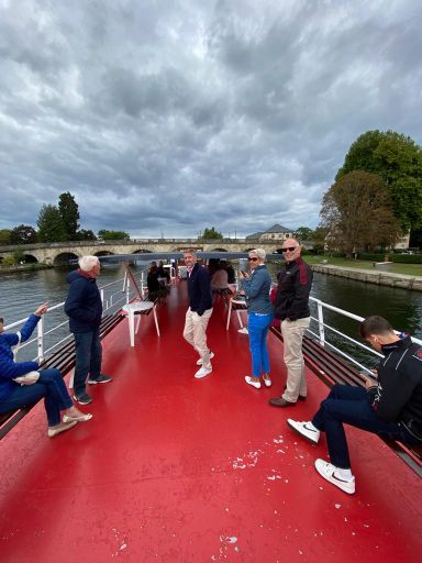Afternoon te on a boat to Henley 18th Sept 2022