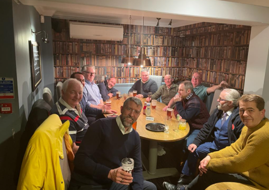 Down the pub